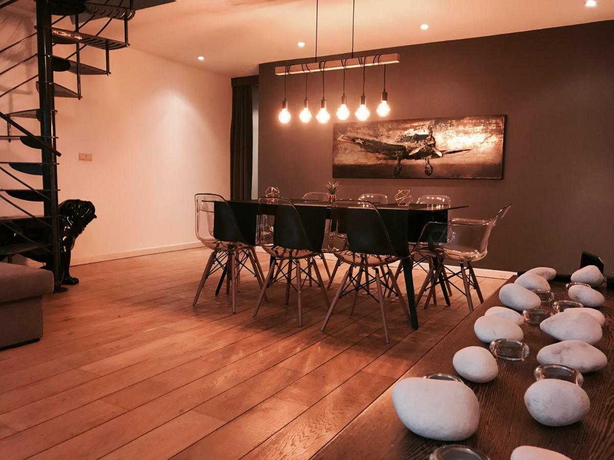 布鲁塞尔Luxury Loft Duplex Penthouse Of 190M2 & Free Parking !公寓 外观 照片