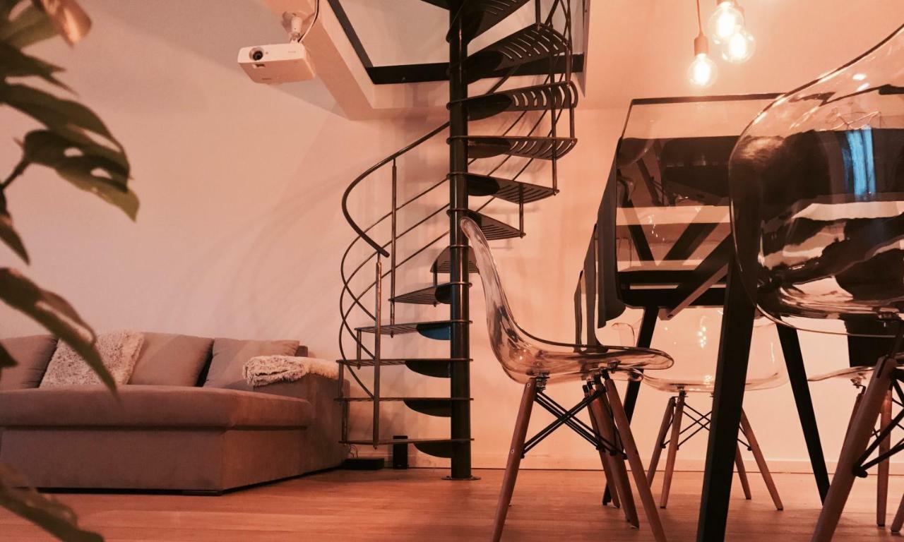 布鲁塞尔Luxury Loft Duplex Penthouse Of 190M2 & Free Parking !公寓 外观 照片